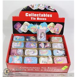 RETAIL DISPLAY OF TIN BOXES