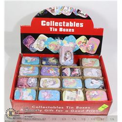 RETAIL DISPLAY OF TIN BOXES