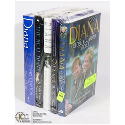 PRINCESS DIANA ASSORTED HARDCOVER BOOKS- SET OF 5