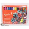 Image 1 : 12PC ACRYLIC PAINT PEN SET