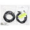 Image 1 : 2 IPHONE CORDS BRAIDED BLK