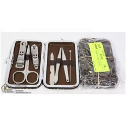 LOT OF 2-NAIL FILE KIT 7PCES