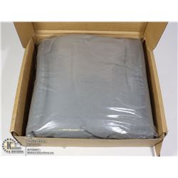 DARK GREY KING SIZE DUVET COVER SET