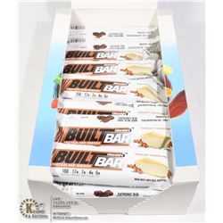 BOX OF BUILT BAR ENERGY/ PROTEIN BARS