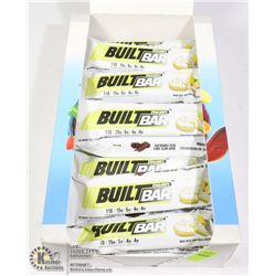 BOX OF BUILT BAR ENERGY/ PROTEIN BARS