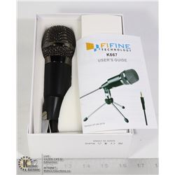 FIFINE MICROPHONE WITH USERS GUIDE