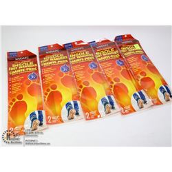 5 PACKS OF SELF HEATING INSOLE FOOT WARMERS