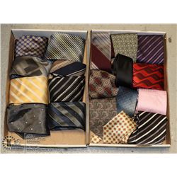 2 FLATS OF MEN'S TIES