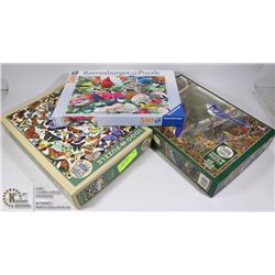 LOT OF 3 PUZZLES