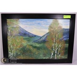 ORIGINAL SIGNED PAINTING 27" X 19"