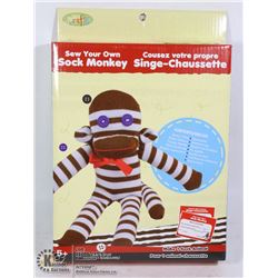 NEW SEW YOUR OWN SOCK MONKEY KIT