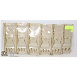 BUNDLE OF 6 AFRICAN BEAUTY CLAW COMBS