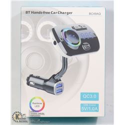 RAINBOW LED BT HANDS FREE CAR CHARGER