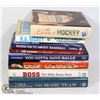 Image 1 : COLLECTION OF 8 HOCKEY & BASEBALL BOOKS