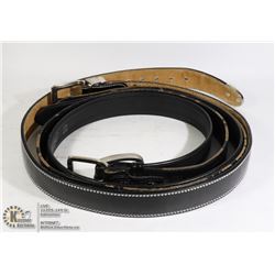 FLAT OF FIVE LEATHER BELTS