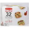 Image 1 : NEW RUBBERMAID 32PC TAKE-ALONGS - FOR LUNCHES &