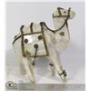 Image 1 : LLAMA MADE FROM MOTHER OF PEARL SHELL & BRASS