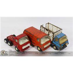 3 VINTAGE 70S TONKA TOYS-COLLECTORS