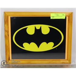 BATMAN LOGO MINI POSTER, FRAMED