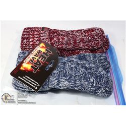 2PK LADIES HEAT WAVE MITTENS