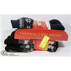 2PK MEN COZY SLIPPER SOCKS