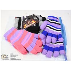 3PK KIDS HEAT WAVE GLOVES