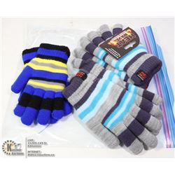 3PK KIDS HEAT WAVE GLOVES