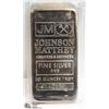 Image 1 : 10 OZ SILVER BAR JOHNSON MATTHEY #44025