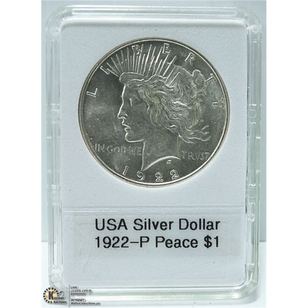 USA 1922-P SILVER DOLLAR 90% SILVER UNCIRCULATED