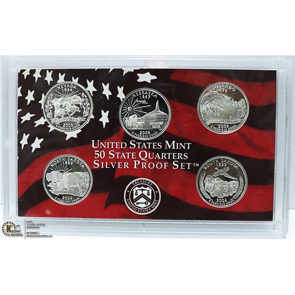 USA 2006 $.25 OVER 1OZ 90% PURE SILVER CAMEOS