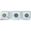 Image 1 : 3 CANADIAN 1930'S 90% SILVER QUARTERS, GEO. V.