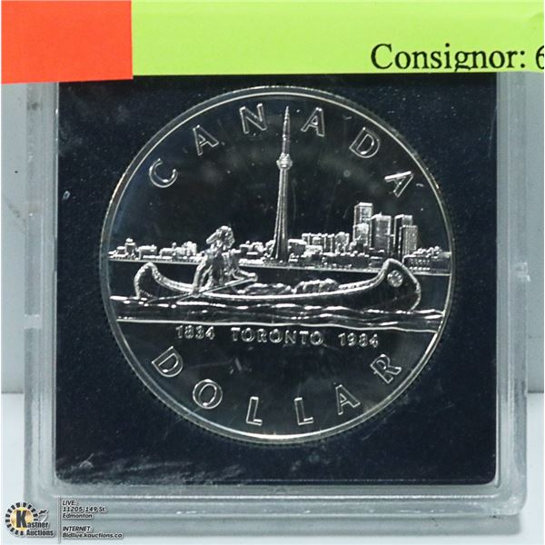 1984 TORONTO SILVER DOLLAR