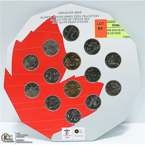 VANCOUVER 2010 OLYMPIC WINTER GAMES COLLECTION
