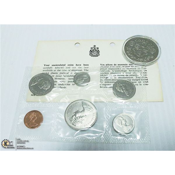 1968 CANADIAN MINT SET WITH 1908 - 1968 CANADA