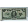 Image 1 : 1923 CANADIAN  $1 HORSE BLANKET BILL
