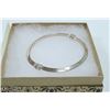 Image 1 : 925. STERLING SILVER HINGED BANGLE WITH CLASP
