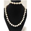 Image 1 : FRESH WATER PEARL & STERLING SILVER NECKLACE AND