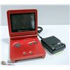 Image 1 : RED NINTENDO GAMEBOY ADVANCE SP COMES WITH CHARGER