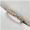 Image 3 : 8) 10 KARAT YELLOW GOLD DIAMOND RING.