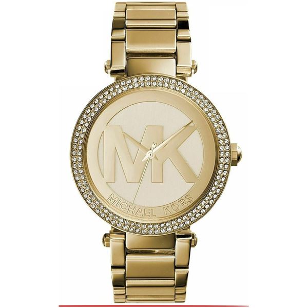 NEW MICHAEL KORS PARKER GOLD PLATED MSRP $335