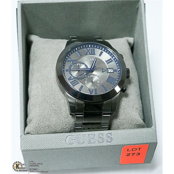 NEW MENS GUESS WATCH WITH GIFT BOX