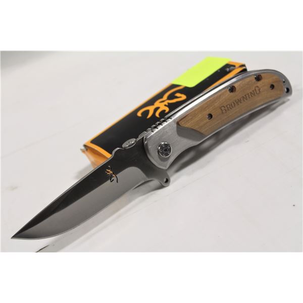 NEW BROWNING HEAVY DUTY FOLDING POCKET KNIFE