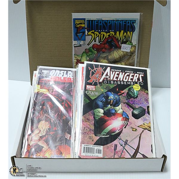 BOX OF 15 RANDOM ASSORTED MARVEL COMICS