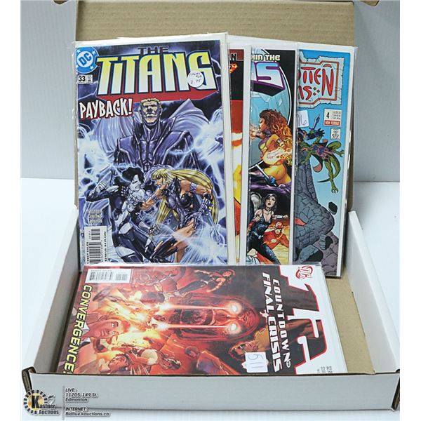 BOX OF 15 RANDOM ASSORTED DC COMICS