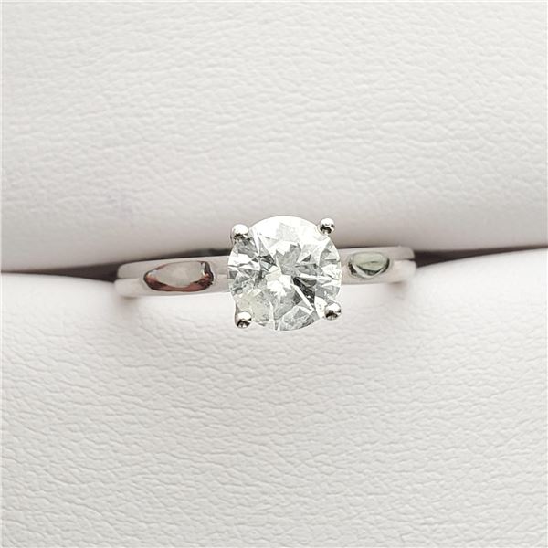 19) PLATINUM DIAMOND RING