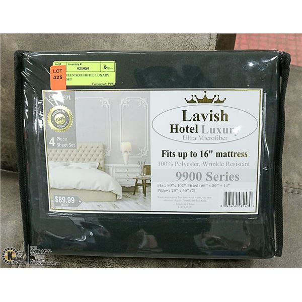 NEW QUEEN SIZE HOTEL LUXURY SHEET SET