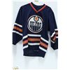 Image 1 : OILERS JERSEY NHL COPPER NAVY ADULT MEDIUM