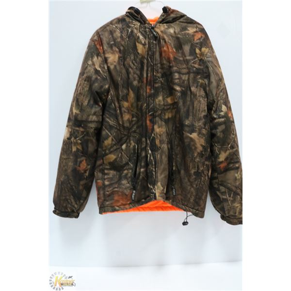 DUCKS UNLIMITED CAMO JACKET ADULT LARGE