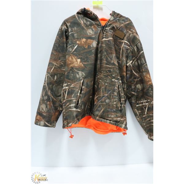 DUCKS UNLIMITED CAMO JACKET ADULT LARGE