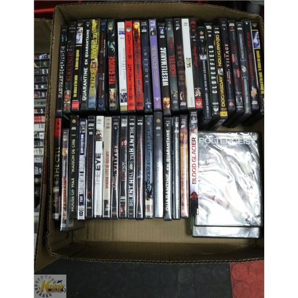 LOT OF DVDS 140+ HORROR & THRILLER MOVIES
